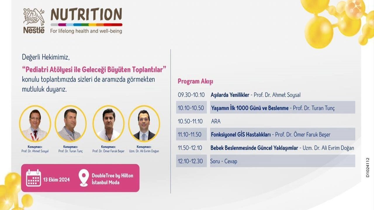 Fonksiyonel GİS Hastalıkları - Pediatri Atölyesi ile Geleceği Büyüten Toplantılar